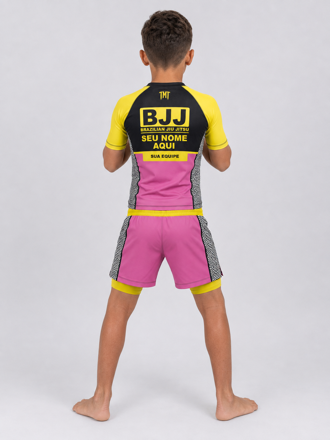 RASHGUARD + SHORT NO GI - TMT YELPIN JIUJITSU KIDS & TEENS