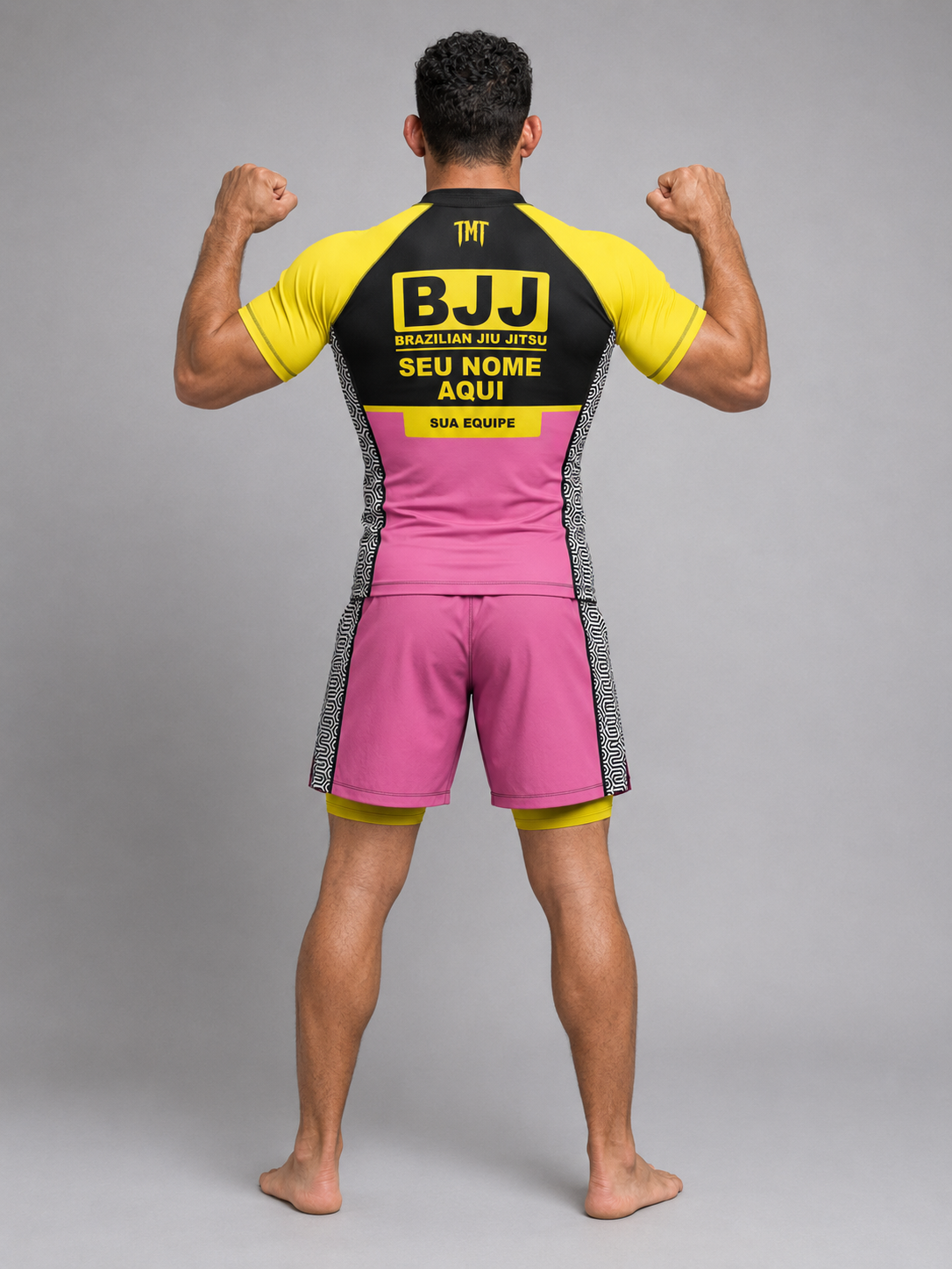 RASHGUARD + SHORT NO GI - TMT YELPIN JIU JITSU