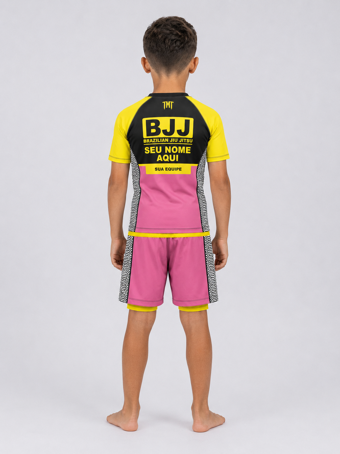 RASHGUARD + SHORT NO GI -  TMT YELPIN JIUJITSU KIDS & TEENS