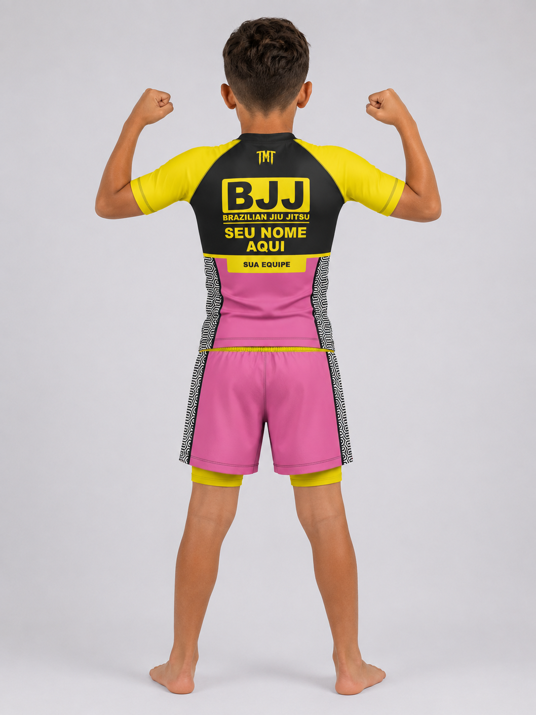 RASHGUARD + SHORT NO GI -  TMT YELPIN JIUJITSU KIDS & TEENS