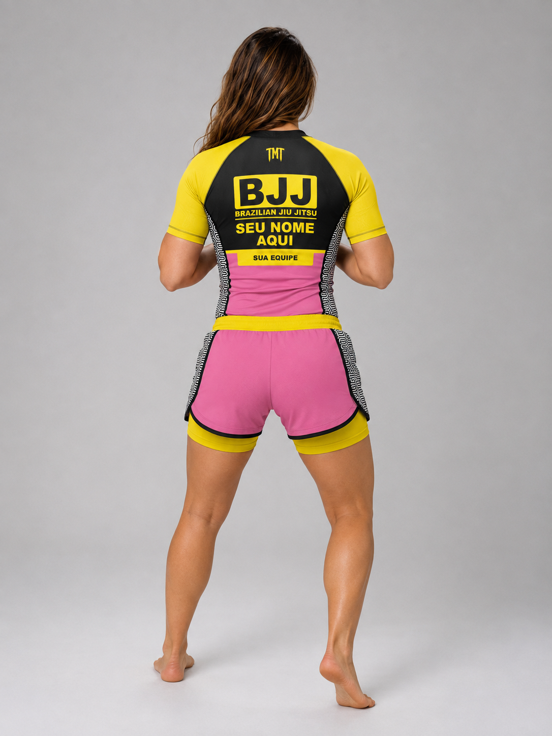 RASHGUARD + SHORT NO GI - TMT YELPIN JIU JITSU