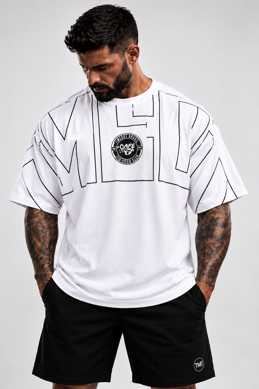 Oversized TMT Café com Peia BJJ Club
