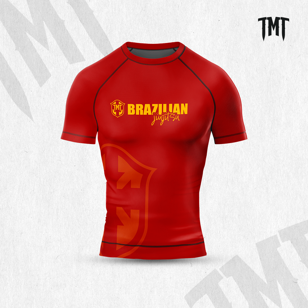 TMT RED  BJJ - Rashguard