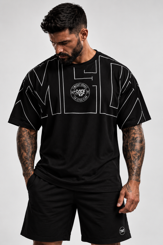 Oversized TMT Café com Peia BJJ Club