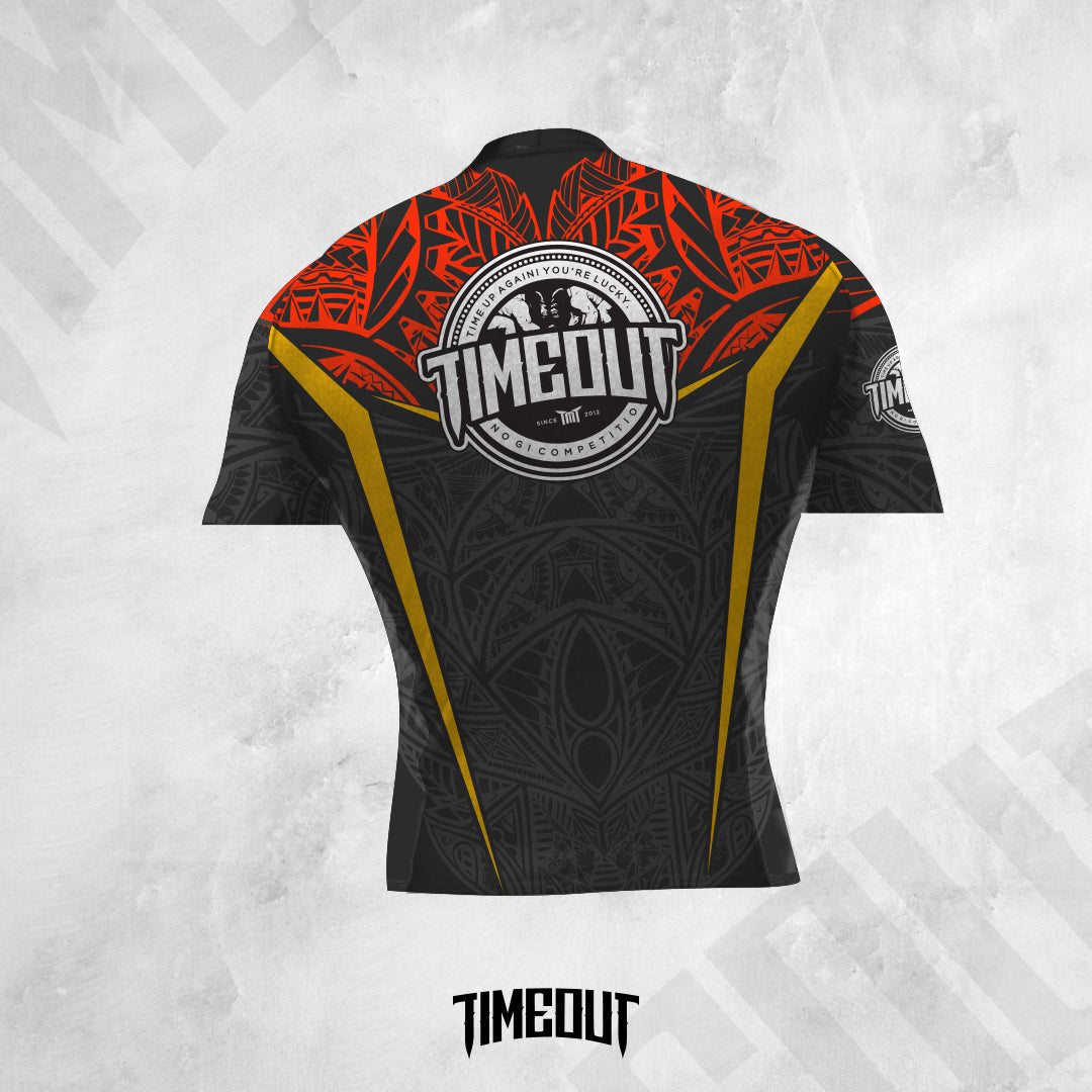 Rashguard Tribal Red