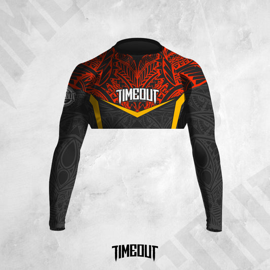 Cropped Tribal Red