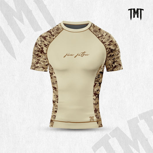 TMT CAMUFLAGE BJJ - BROW - Rashguard