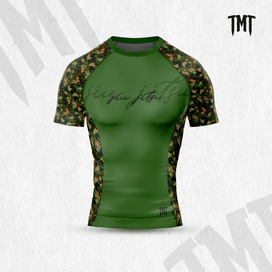 TMT CAMUFLAGE BJJ ARMY - Rashguard